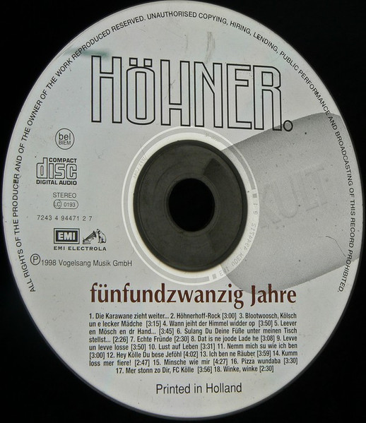 Höhner – Fünfundzwanzig Jahre – Foto 1