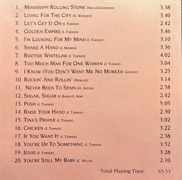 Ike & Tina Turner – The World Of / Mississippi Rollingstone (1992) – Foto 1