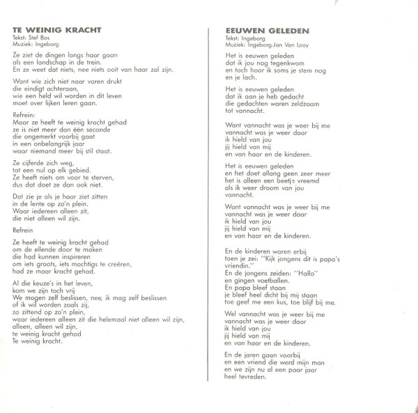 Ingeborg – Voor Eén Seconde (1990) – Foto 3