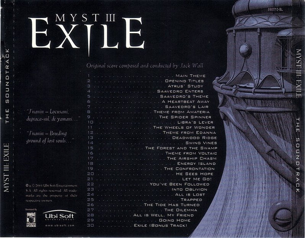 Jack Wall – Myst III: Exile (The Soundtrack) (2001) – Foto 3