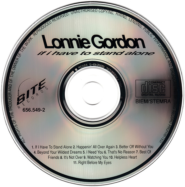 Lonnie Gordon – If I Have To Stand Alone (1990) – Foto 1