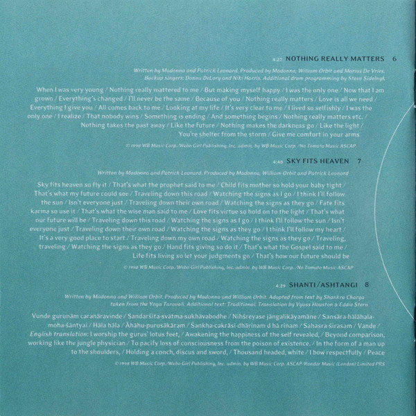 Madonna – Ray Of Light (1998) – Foto 3