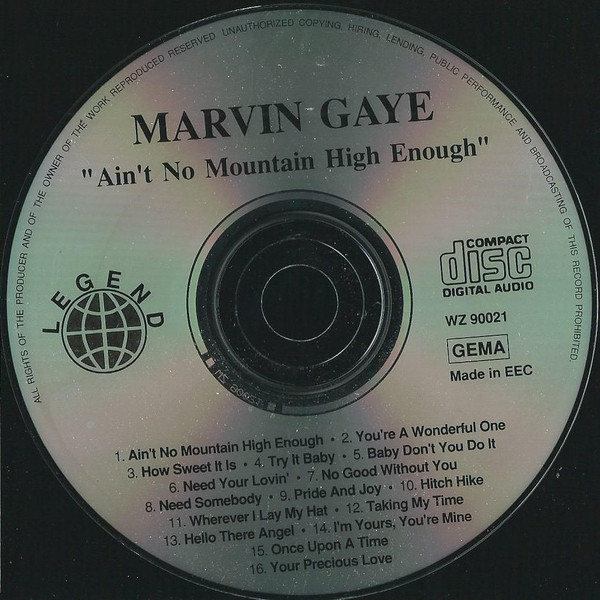 Marvin Gaye – Ain't No Mountain High Enough (1993) – Foto 1