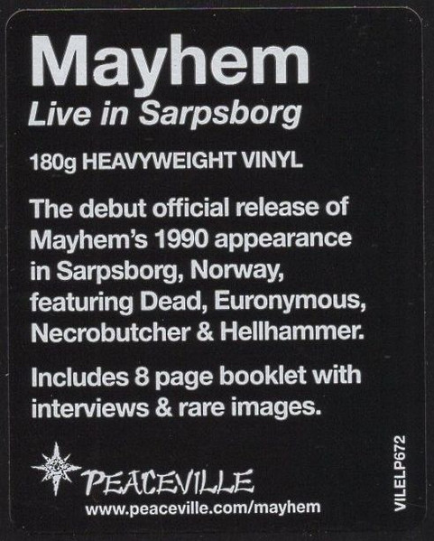 Mayhem – Live In Sarpsborg (2017) – Foto 1