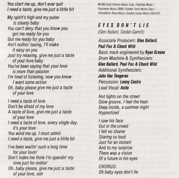 Pointer Sisters – Hot Together (1986) – Foto 3