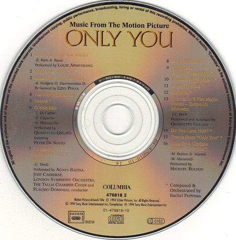 Rachel Portman – Only You (Music From The Motion Picture) (1994) – Foto 1