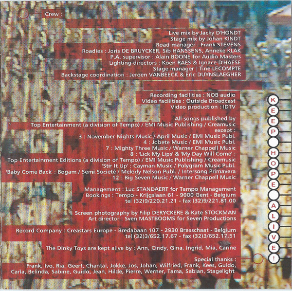 The Dinky Toys – Keep Hope Alive (1994) – Foto 2