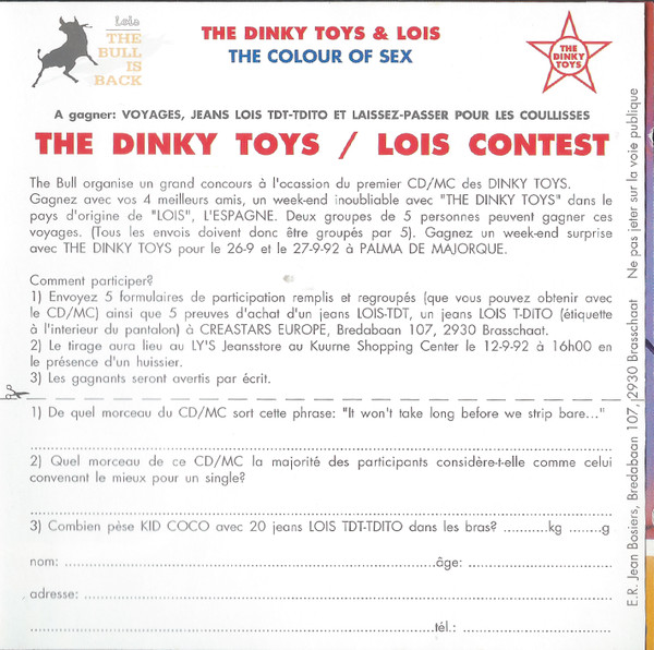 The Dinky Toys – The Colour Of Sex (1992) – Foto 2