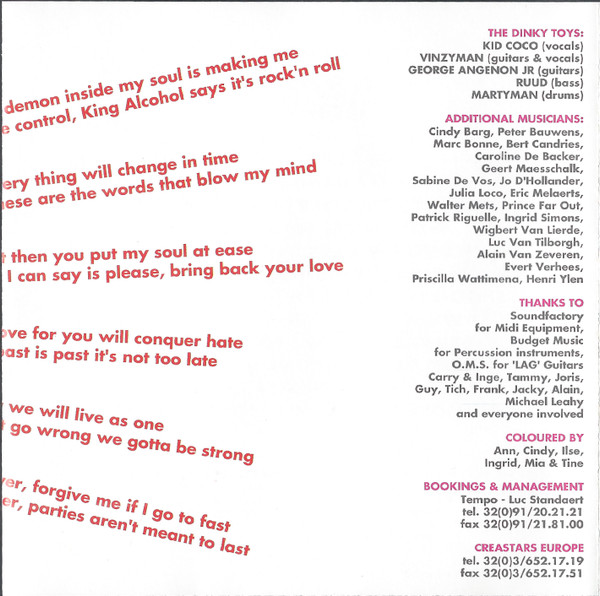 The Dinky Toys – The Colour Of Sex (1992) – Foto 3