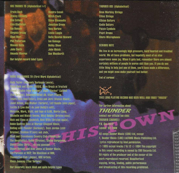 Thunder (3) – Behind Closed Doors (1995) – Foto 2