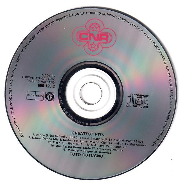 Toto Cutugno – Greatest Hits (1989) – Foto 1