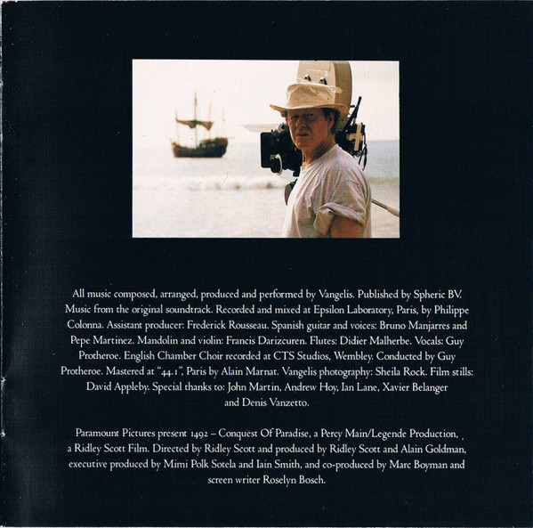 Vangelis – 1492 – Conquest Of Paradise (Music From The Original Soundtrack) (1992) – Foto 1