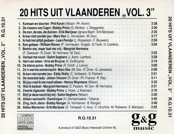 Various – 20 Hits Uit Vlaanderen Vol. 3 – Foto 1
