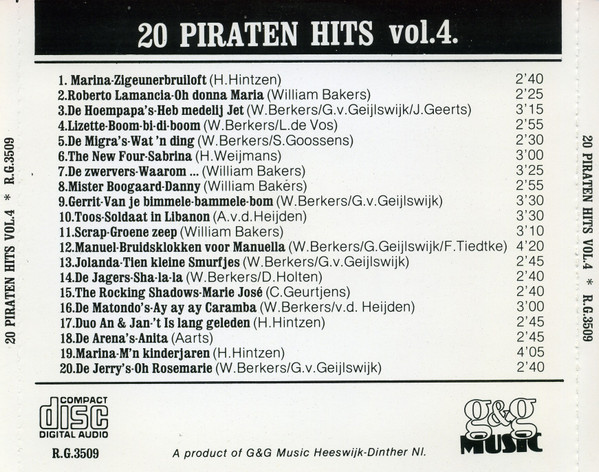 Various – 20 Piraten Hits Vol.4 – Hoes