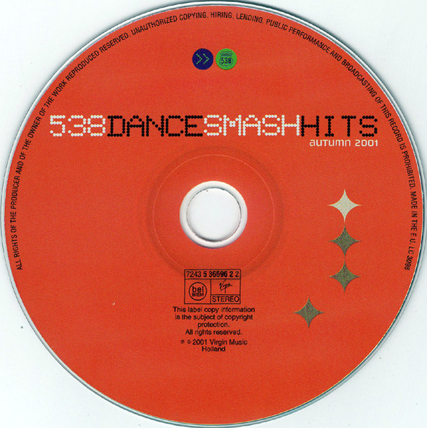 Various – 538 Dance Smash Hits - Autumn 2001 (2001) – Foto 3