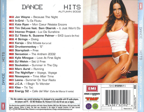 Various – 538 Dance Smash Hits Autumn 2002 (2002) – Foto 2