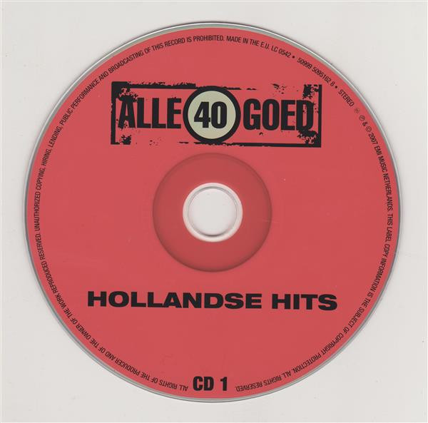 Various – Alle 40 Goed - Hollandse Hits (2007) – Foto 3
