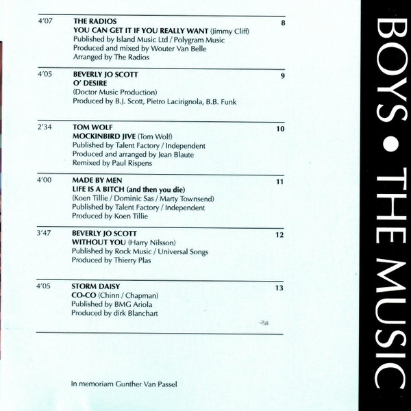 Various – Boys (Original Motion Picture Soundtrack) (1991) – Foto 3