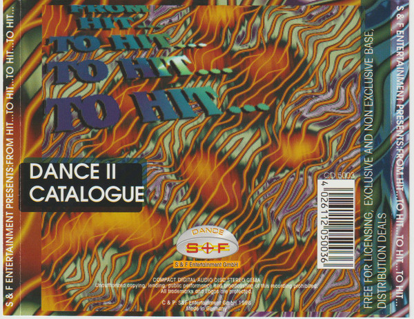 Various – From Hit, To Hit, To Hit, To Hit... (Dance II Catalogue) (1996) – Foto 1
