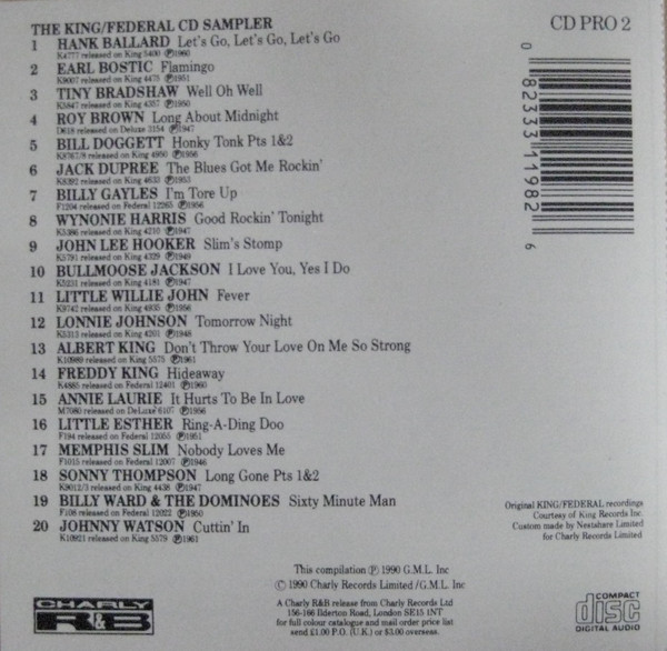Various – Good Rockin' In Here! The King/Federal CD sampler (1990) – Foto 1