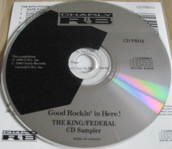 Various – Good Rockin' In Here! The King/Federal CD sampler (1990) – Foto 3