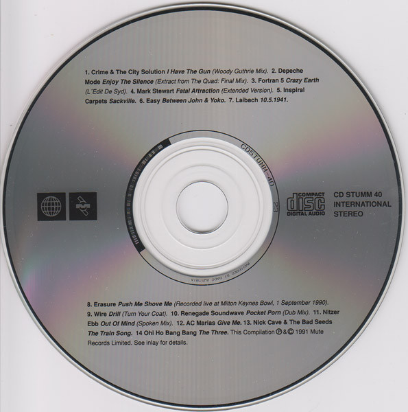 Various – International Compilation Mute (1991) – Foto 1