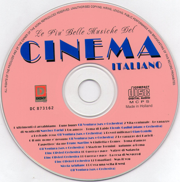 Various – Le Piu' Belle Musiche Del Cinema Italiano (1997) – Foto 1