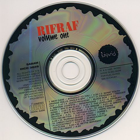Various – Rifraf Volume One (1993) – Foto 1