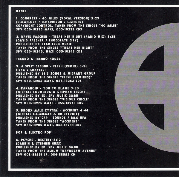 Various – SPV New Releases - Winter 1991 (1991) – Foto 3