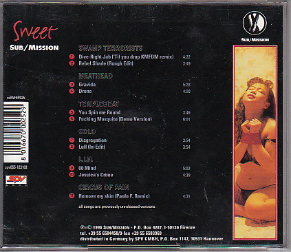 Various – Sweet Sub/Mission Vol. 1 (1996) – Foto 3