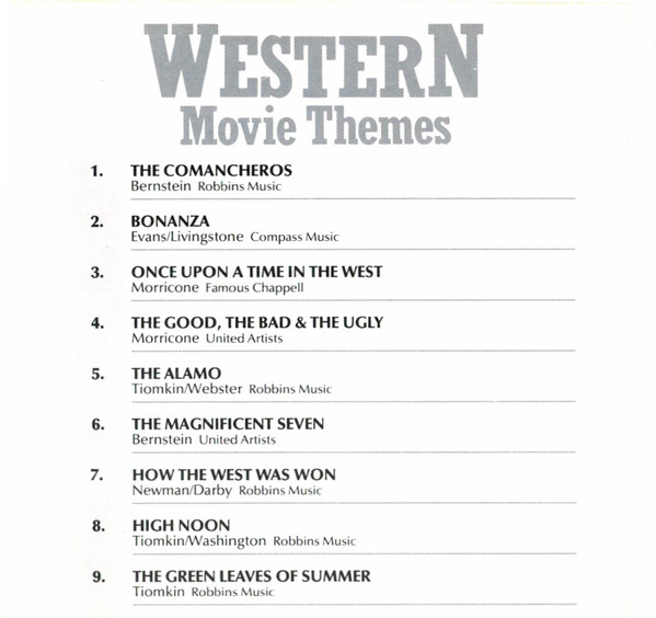 Various – Western Movie Themes (1989) – Foto 3