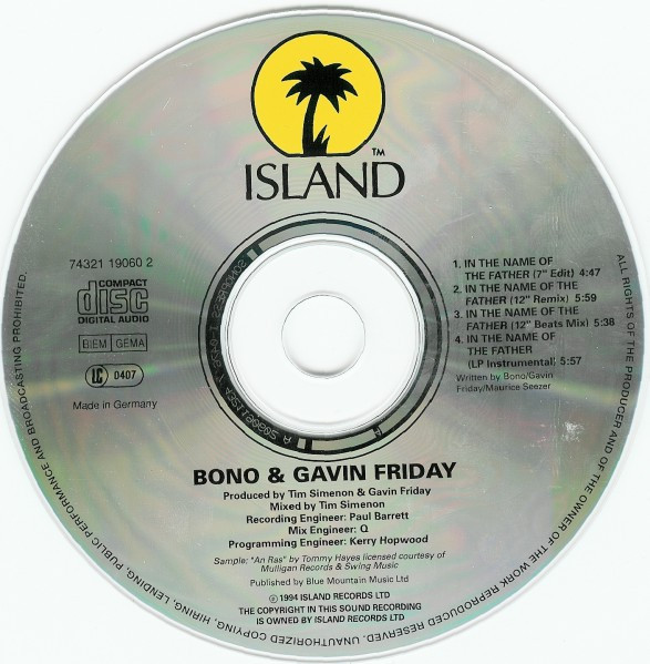 Bono – In The Name Of The Father (1994) – Foto 1