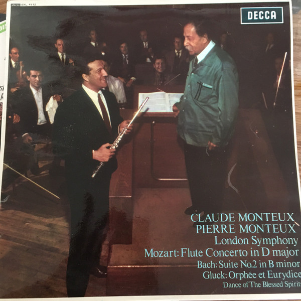 Claude Monteux – Flute Concerto In D Major / Suite No.2 In B Minor / Orphée Et Eurydice, Dance Of The Blessed Spirits – Hoes