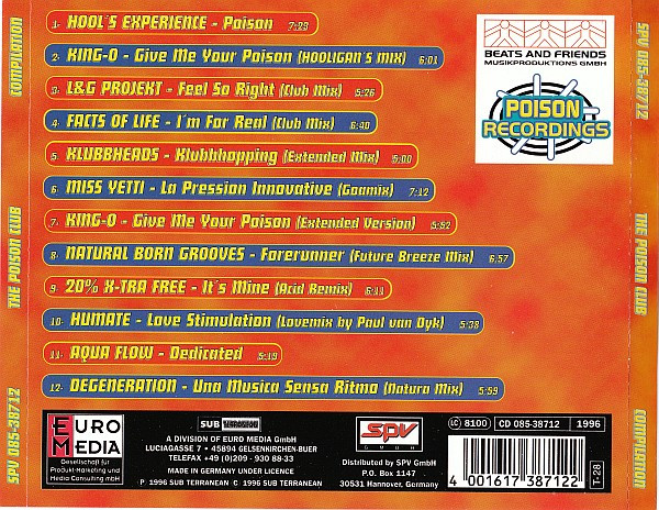 DJ Hooligan – The Poison Club Compilation Vol. I (1996) – Foto 3