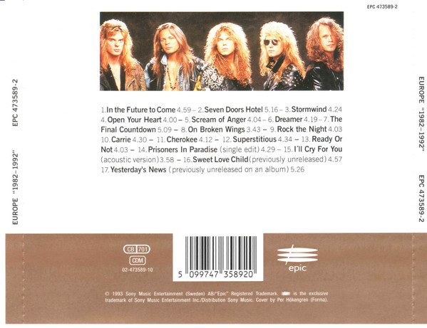 Europe (2) – 1982–1992 – Foto 1