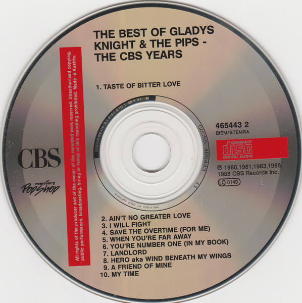 Gladys Knight And The Pips – The Best Of Gladys Knight & The Pips - The CBS Years (1989) – Foto 1