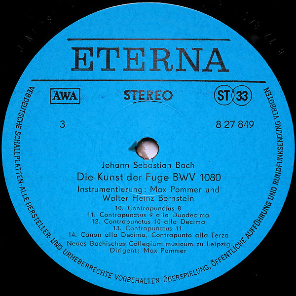 Johann Sebastian Bach – Die Kunst Der Fuge BWV 1080 (1985) – Foto 2