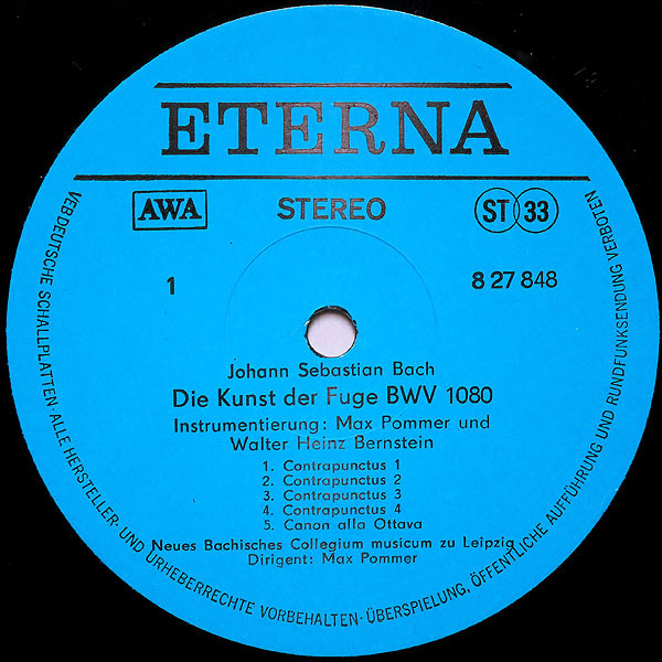 Johann Sebastian Bach – Die Kunst Der Fuge BWV 1080 (1985) – Foto 3
