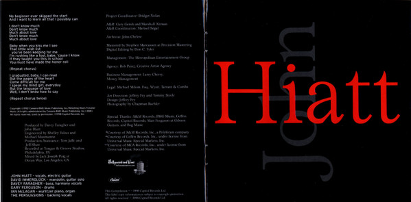 John Hiatt – The Best Of John Hiatt (1998) – Foto 1
