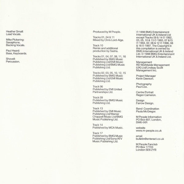 M People – The Best Of M People (1998) – Foto 3