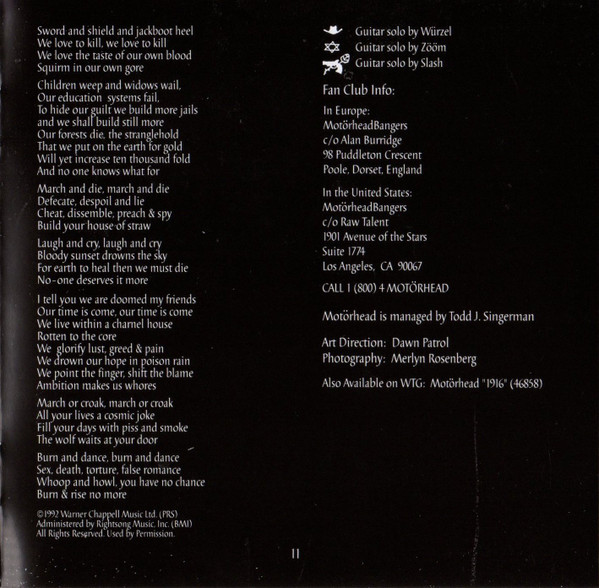 Motörhead – March Ör Die – Foto 2