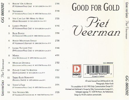 Piet Veerman – Good For Gold (1995) – Hoes