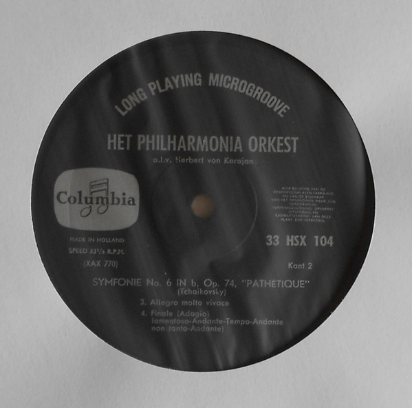Pyotr Ilyich Tchaikovsky – Symfonie No. 6 In B, Op. 74 (Pathetique) – Foto 1