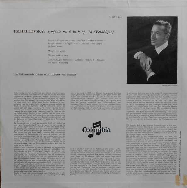 Pyotr Ilyich Tchaikovsky – Symfonie No. 6 In B, Op. 74 (Pathetique) – Foto 3