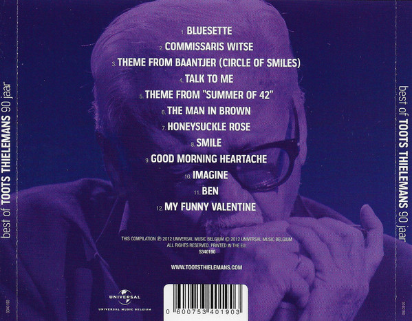 Toots Thielemans – Best Of 90 Jaar Toots Thielemans (2012) – Foto 1