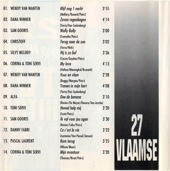 Various – 27 Vlaamse TV Hits Vol. 1 (1995) – Foto 3