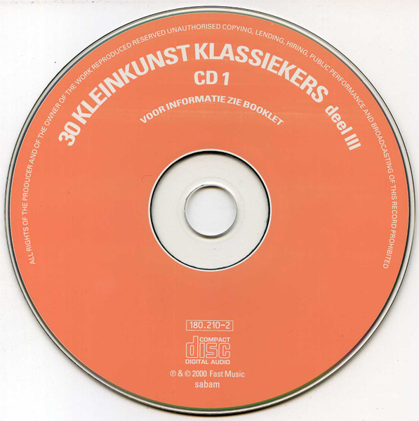 Various – 30 Kleinkunst Klassiekers Deel 3 (2001) – Foto 2