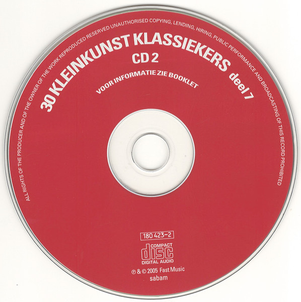 Various – 30 Kleinkunst Klassiekers Deel 7 (2005) – Foto 2