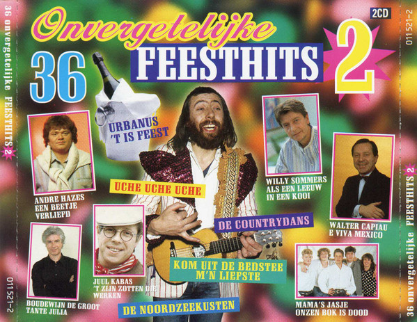 Various – 36 Onvergetelijke Feesthits 2 (1996) – Hoes