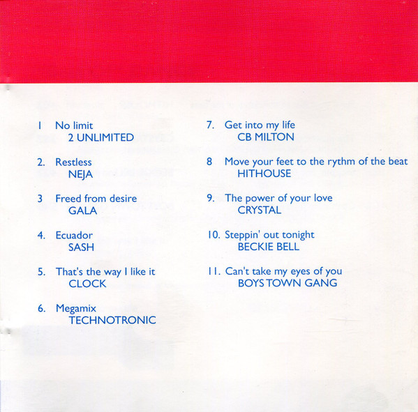 Various – "Best Of" Dance (1998) – Hoes